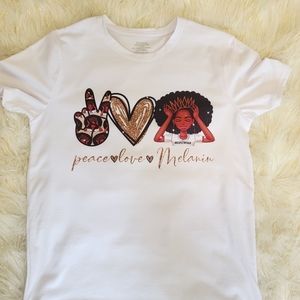 Peace, Love, Melanin Tee